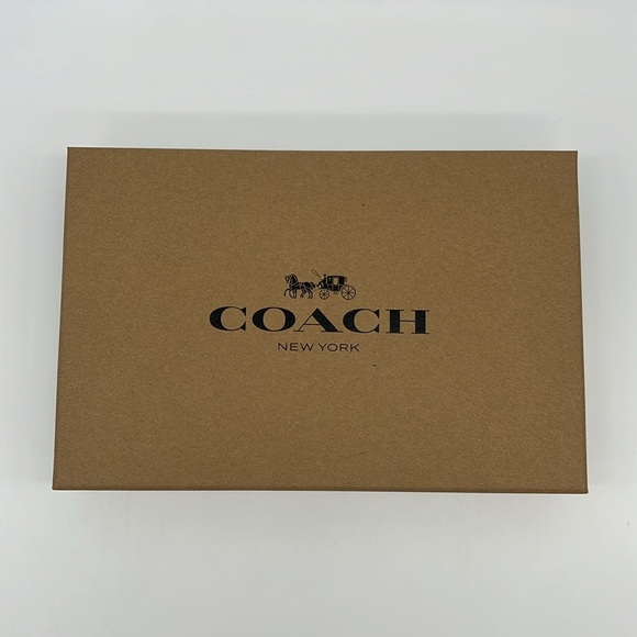 Boxed 3 In 1 Wallet Gift Set In Signature Canvas Black/Oxblood - Picture 10 of 14